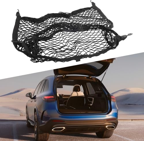 Rete elastica per bagagliaio, a doppio strato, 80 x 60 cm, per SUV, berlina, sedile, borsa di sicurezza (strato singolo)
