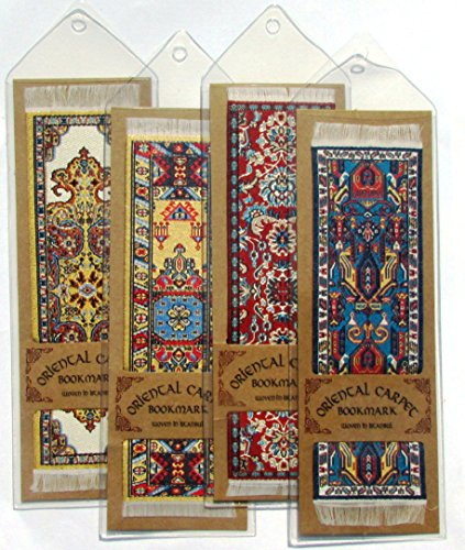 Oriental Alfombra marcadores – Authentic woven Carpet (Set de 4), varios diseños