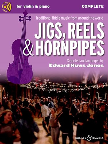 Jigs, Reels & Hornpipes: Traditional fiddle music from around the world. Violine (2 Violinen) und Klavier, Gitarre ad libitum. (Fiddler Collection)