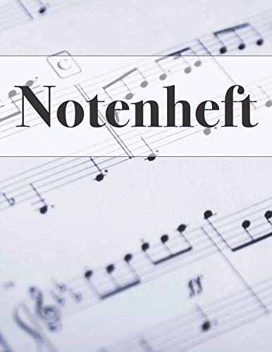 Notenheft: blanko - 108 Seiten