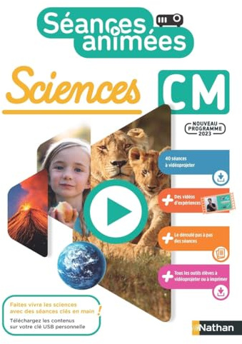 Séances animées - Sciences CM : Guide + 40 séances à vidéoprojeter