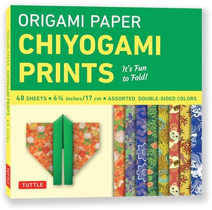 Tuttle Publishing: Origami Paper: Tuttle Origami Paper: High-Quality Double-Sided Origami Sheets Printed with 8 Different Patterns (Instructions for 6 Projects Included)