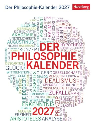 Der Philosophie-Kalender Tagesabreißkalender 2027: Erkenntnisreicher Tischkalender mit täglichem Wissen. Tageskalender mit spannenden Denkansätzen. Kalender 2027 zum Aufstellen