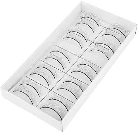 Weimob Mannequin Closed Eyes Practice Training Head and Practice Lahes Set Makeup Cosmetology Mannequin Head Doll for Fake False Eyelash Eye Extension Practice Make Up Tool Set (lash*10pairs)