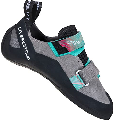 LA SPORTIVA 30C909402 Damen Kletterschuhe, Clay/Hibiscus, 40 EU