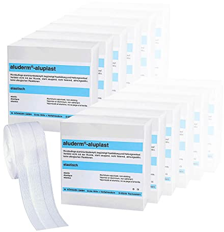 aluderm by Söhngen BIGPACK 20 x aluderm+ Wundverbandpflaster elastisch, hypoallergen, 5 m x 6 cm, Art.-Nr. 1009198