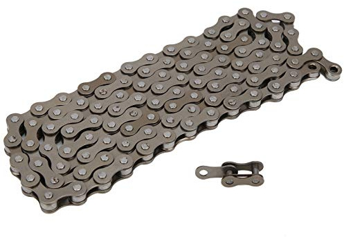 Fahrradkette, 116 Glieder Fahrradkette Universelle Ketten Antriebskomponenten(Braun