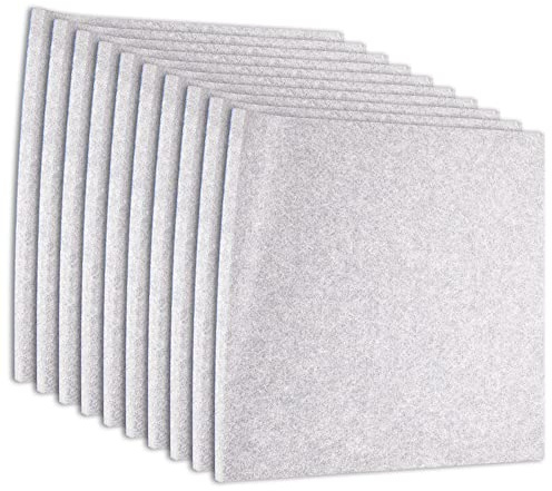 10 x Set Ersatz-Filter passt für LIMODOR Limot Lüfter Compact 60, 60-30,100-238 x 238 mm/Filterdicke ca. 17mm - Badlüfter Staubfilter für F/M Art.-Nr.: 00070