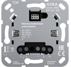Gira 540700 System 3000 Relaisschalteinsatz potenzialfrei