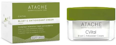 C Vital. Blast C Antioxidant Cream - ATACHE | Con Vitamina C liposomada, Ácido Ferúlico y Probióticos para una piel más luminosa y revitalizada