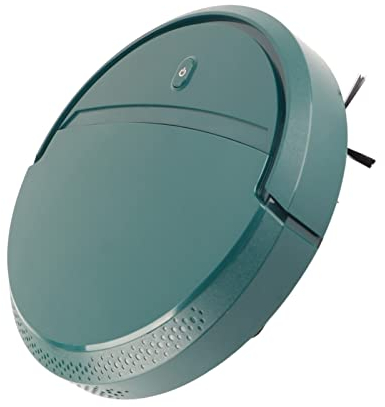 Spazzatrice Automatica, Mini Spazzatrice Aspirapolvere 11,9 X 12,2 X 2,8 Pollici per la Casa (GREEN)