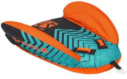 Mesle Funtube Cruzer, 1 Person, Wasserreifen für Kinder & Erwachsene, Towable Tube aufblasbar Wassersport, Schleppring für Boot & Jetski, Schleppreifen zum Ziehen