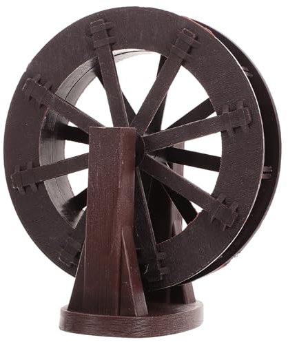 YARNOW Roue à Eau Décorative pour Aquarium Cascade à Monter Soi-même Décoration De Table Accessoire De Mise Scène