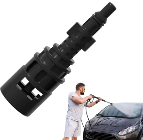 Adaptador para limpiadora de alta presión | Adaptador para limpiador de alta presión con acoplamiento rápido | adaptador accesorio para coche, jardín, terraza, césped