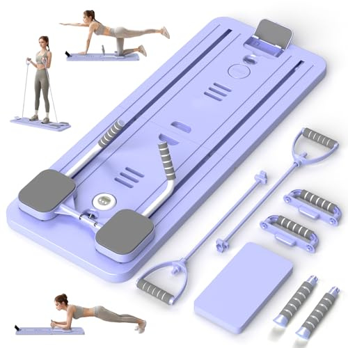 Multifunktional Bauchtrainer Bauchroller Board,Pilates Board Trainingsgeräte für zuhause,Automatisches Rebound Bauchmuskeltrainer Mit Widerstandsband