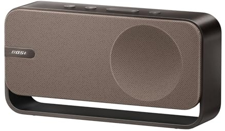 Bose Soundlink Home Enceinte, Premium, Enceinte d’étagère Portable, sans Fil et Bluetooth, Jusqu’à 9 Heures d’autonomie, Bois Chaleureux