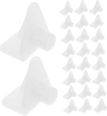 SEWACC 200pezzi Staffi Supporto Per Mensole Per Mobili Clip Bloccaggio in Plastica Perni Per Mensole Per Mobili Perni Pioli Supporto Per Supporti Ricambio
