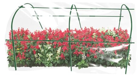 Bügel für Erhöhung des Gartens, Stütztunnel, witterungsbeständig, für Garten, Gewächshaus, Obstgarten, Grün