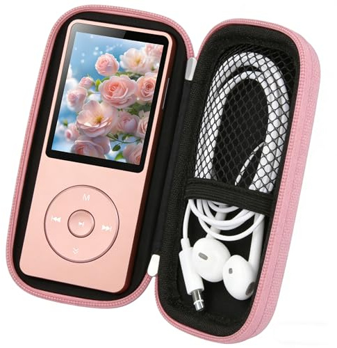 AGPTEK 32Go Lecteur MP3 Bluetooth A02X et Etui Rigide Nylon
