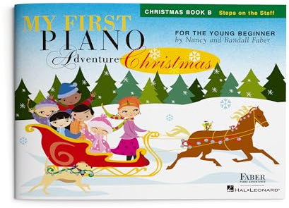 My first piano adventure christmas - book b piano: Steps on the Staff