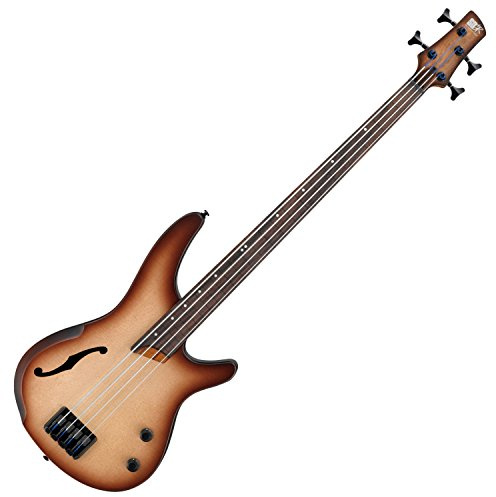 Ibanez SRH500F Fretless Bass Guitar - Natural Browned Burst Flat