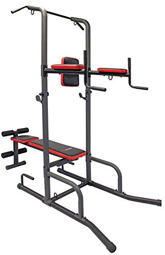 Health Gear Power Tower CFT2.0 - Torre di potenza funzionale per fitness e palestra, sistema di panca regolabile per trazioni e salti