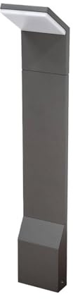 Lucande Bollard Light, Outdoor Driveway Patio Mains LED Bollard Lights, Aluminium Anthracite Grey, Modern Design Light Post, Spotlight for flowerbeds, Paths, Entrance and Garden gate 60 cm IP54