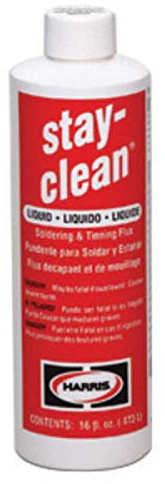 Clean Liquid Soldering Flux 16 Ounce Bottle L8