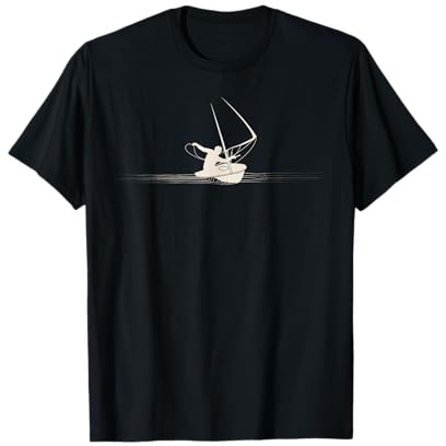 Opti Segel Segelboot Alleine Segeln Segler Grafik T-Shirt