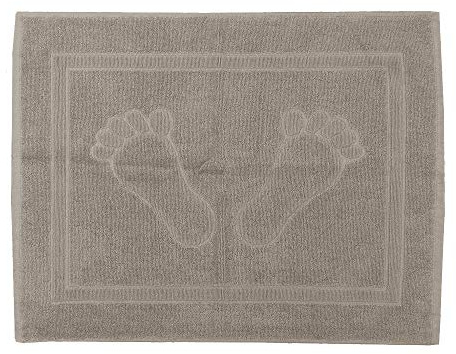 Casa Colori Frottier Duschvorleger Badematte Duschmatte Badvorleger 50x70 cm hochwertig Uni einfarbig Füße