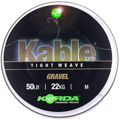 KORDA Kable Tight Weave Leadcore, extrem abriebfestes Vorfachmaterial