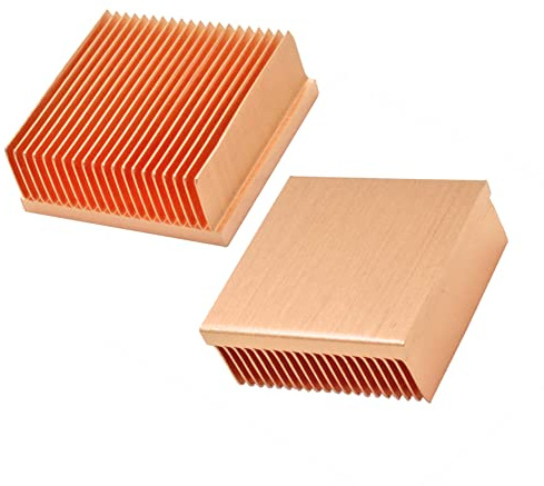 Dissipatore di calore in rame puro, 30 mm x 30 mm x 11 mm, dissipatore di calore per stampante elettronica CHIP IC MOS 3D
