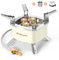 Odoland Fornello da campeggio da 4000 W, regolabile, leggero, portatile, con scatola in EVA, per campeggio, escursionismo, picnic