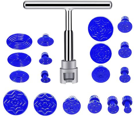 TYGFRT 1 Car Dent Repair Tool Set, Car Dent Removal Kit, Car Dent Puller, Paint-Free Dent Repair, Car Tools, Utility Tools, Car Exterior Care Tools