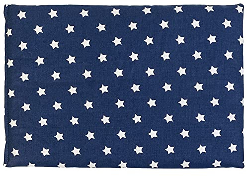 GIRAFFENLAND Lavendel Wärmekissen 30 x 20 cm, Sterne-blau - Erwärmung in Mikrowelle oder Backofen - 30x20cm, Leinsamen & Lavendel