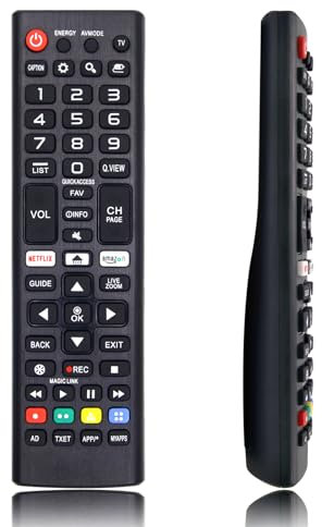 Replacement LG Universal TV Remote Control: Compatible with All LG Smart TV OLED LCD LED HDTV 3D 4K Models with 3 Shortcut Buttons