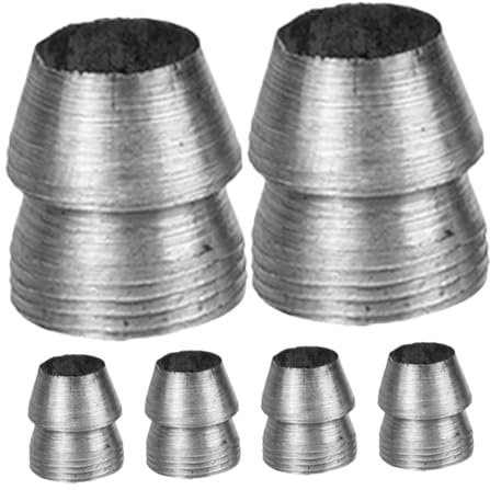 Parliky 6St Gartengeräte Nagelknipser Metallkeil Kegelkeil für Hammer Keil für Werkzeug Hammerstiel Spaltkeil Hammerinstallationszubehör Hammerstielkeil verstärkender Keil Eisen Grey