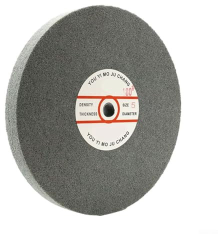 HpLive Ruota di sbavatura da 10 pollici, dischi in fibra di nylon, dischi abrasivi in fibra di nylon per smerigliatrice, grana 180 (5P)