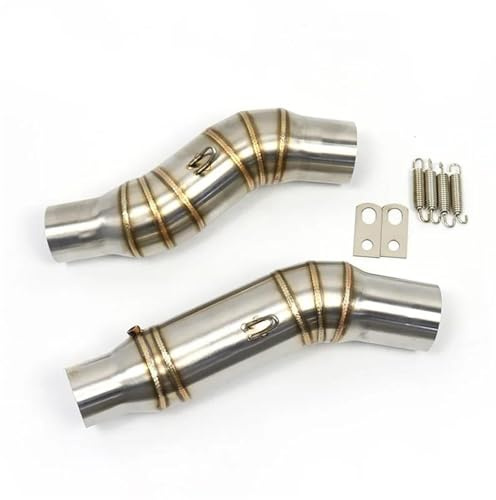 SHYYBD Pot D'échappement pour K&awasaki Z1000 Z 1000 2010-2017 Tube Intermédiaire D'échappement avec Joint Pot échappement