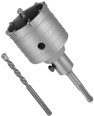 Carotatrice a Tazza per Muro con Codolo SDS Plus, Ø68 mm Punte Trapano Muro con 110 mm Codolo SDS Plus per la Realizzazione di Fori in Blocchi di Cemento e Pareti