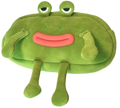 Générique Étui Mignon pour Crayons De Grenouille, Crayons De Grenouille, Sac De Papeterie Drôle avec Données Grande | Sac Cosmétique Doux Et Agréable pour Les, Les, Les