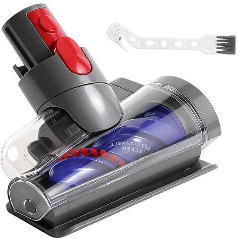 Gudotra Mini turbinborste för Dyson V15, V11, V10, V8, V7, dammsugare, kompatibel med Dyson SV10, SV11, SV12, SV14, dammsugare för rengöring av mattor, soffor, madrasskorgar och 1 nätborste