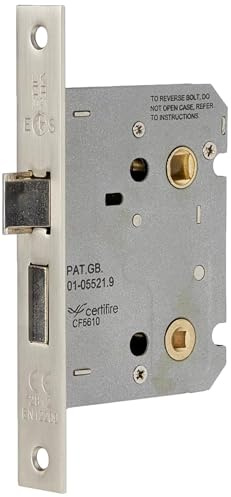 Ironmongery Solutions® EASI-T Bathroom – 76mm Residential Mortice Lock, Easy-to-Fit for Internal Doors