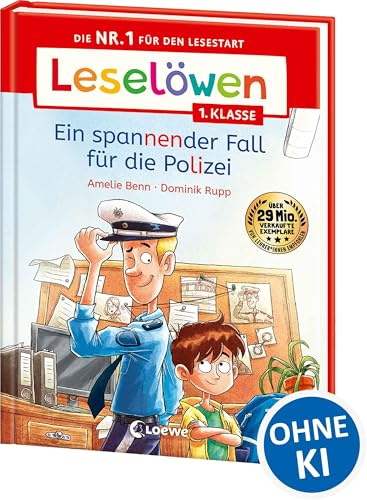 Leselöwen 1. Klasse - Ein spannender Fall für die Polizei: Die Nr. 1 für den Lesestart - Mit Leselernschrift ABeZeh - Erstlesebuch für Kinder ab 6 Jahren