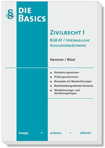 Die Basics Zivilrecht I - BGB AT / Vertragliche Schuldverhältnisse: knapp - präzise - effektiv