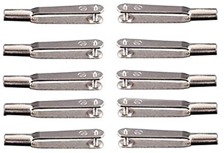 SUCAN 10 PCS M2 / M3 Chape De Fer À roulettes Mandrin De Fer en Métal Tige Pince pour Avion RC - M3