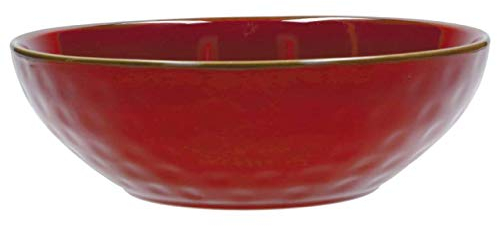 ROSE & TULIPANI MILANO Concerto Rosso Fuoco Insalatiera 26cm Grès Porcellanato Classico Bowl