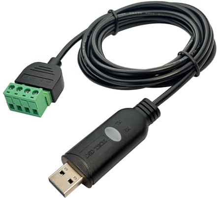 DSD TECH SH-U14 Cable USB a RS485 Chip FTDI incorporado con placa de terminal 1.8M / 5.9FT