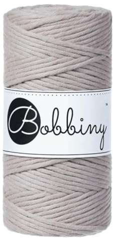 Bobbiny Makramee-Schnur, 3 mm, einlagig, 100 m