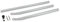 Grillrost.com Das Original Pieds massifs pour Barbecue Boule avec Fixation brevetée | empêche la Boule de 57 Weber de bouger - Argent
